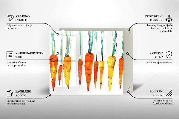 Protection plaque induction Illustration de carotte