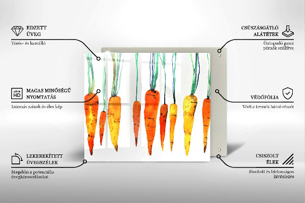 Protection plaque induction Illustration de carotte