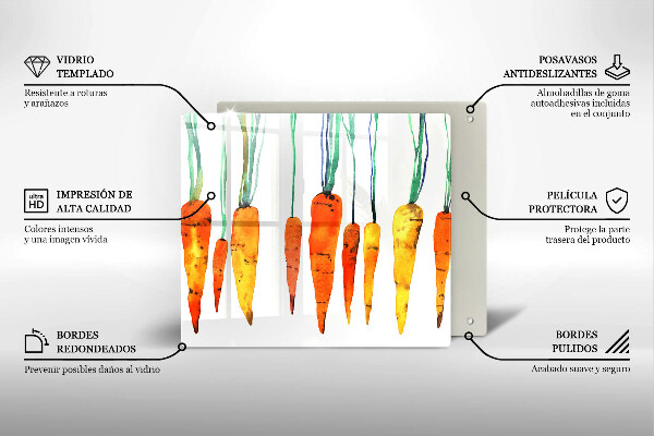 Protection plaque induction Illustration de carotte