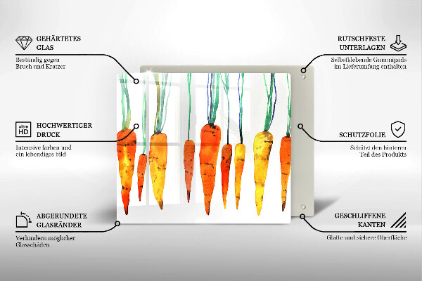 Protection plaque induction Illustration de carotte