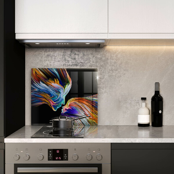 Protection plaque induction Baiser abstraction