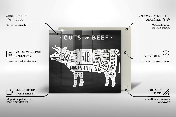 Protection plaque induction Bœuf à la viande de vache