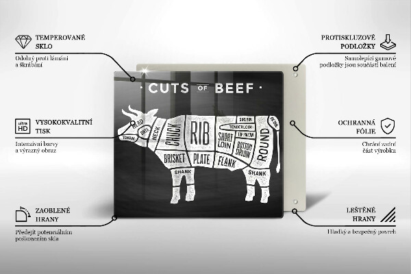 Protection plaque induction Bœuf à la viande de vache