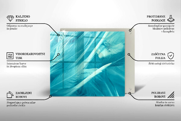 Protection plaque induction Plumes délicates