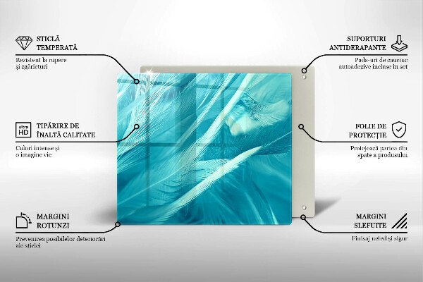 Protection plaque induction Plumes délicates