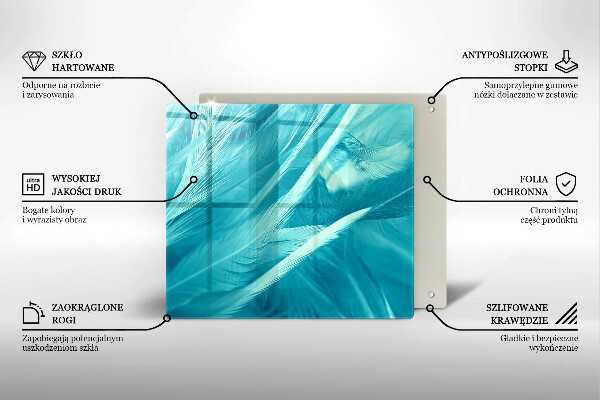Protection plaque induction Plumes délicates