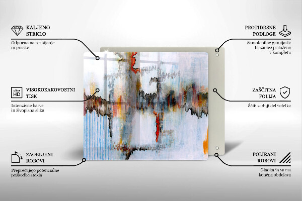 Protection plaque induction Peintures abstraites