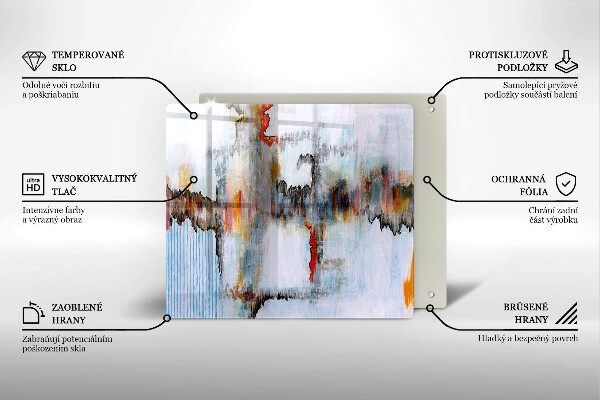 Protection plaque induction Peintures abstraites