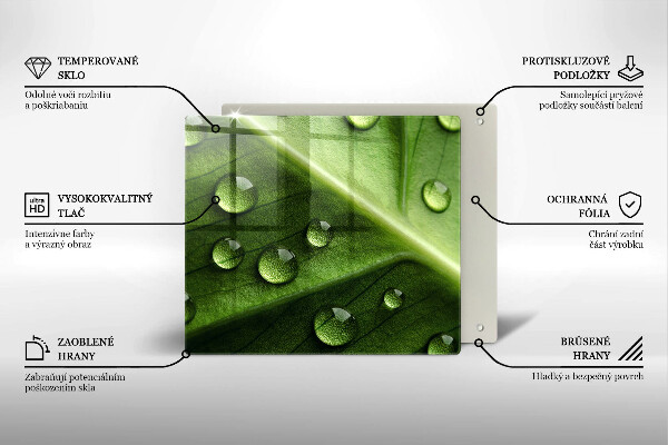 Protection plaque induction Nature rosée et feuille