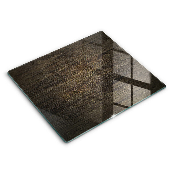 Protection plaque induction Texture d'écorce de bois