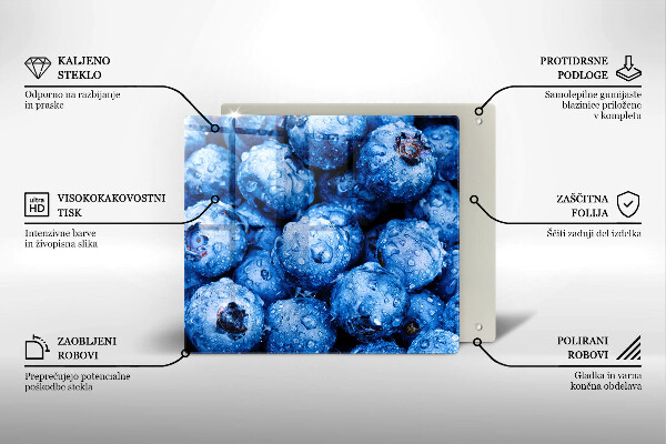 Protection plaque induction Myrtilles juteuses