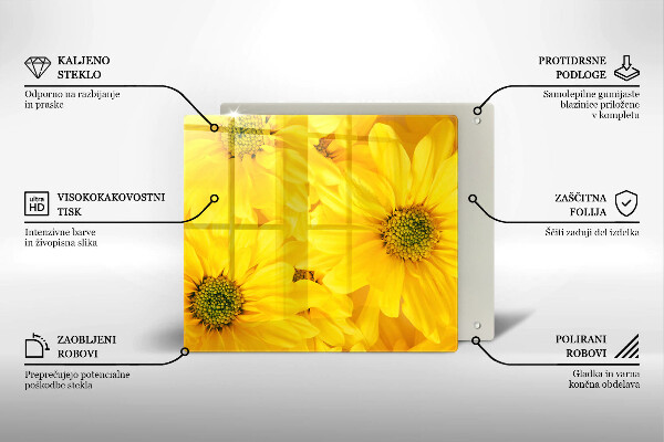 Protection plaque induction Pétales de fleur