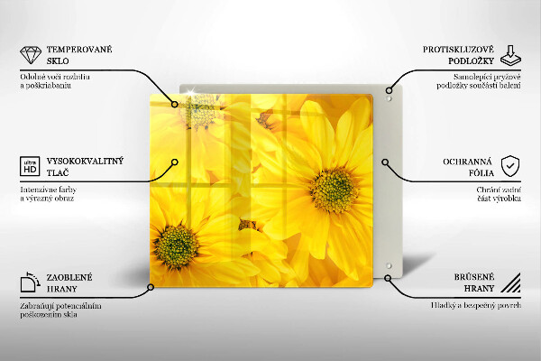 Protection plaque induction Pétales de fleur