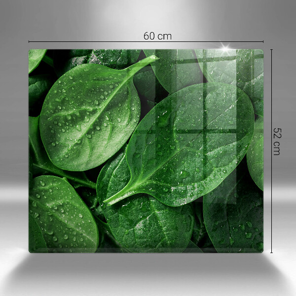 Protection plaque induction Feuilles de basilic