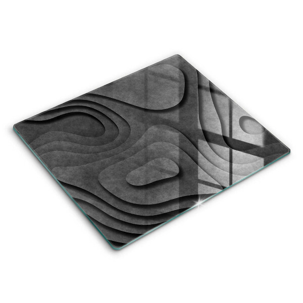 Protection plaque induction Formes de pierre 3D