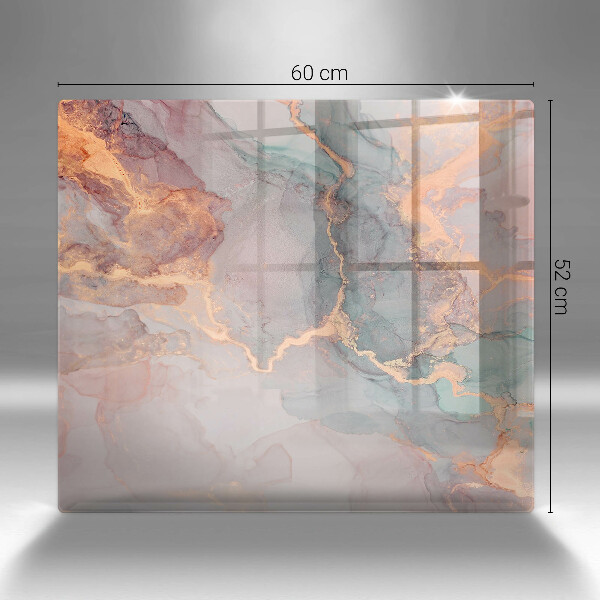 Protection plaque induction Marbre avec de l'or