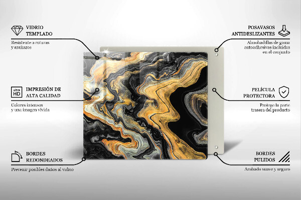 Protection plaque induction Structure abstraite