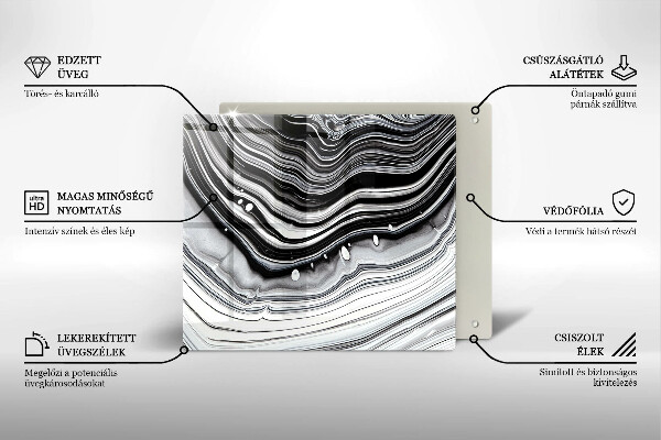 Protection plaque induction Abstraction d'encre