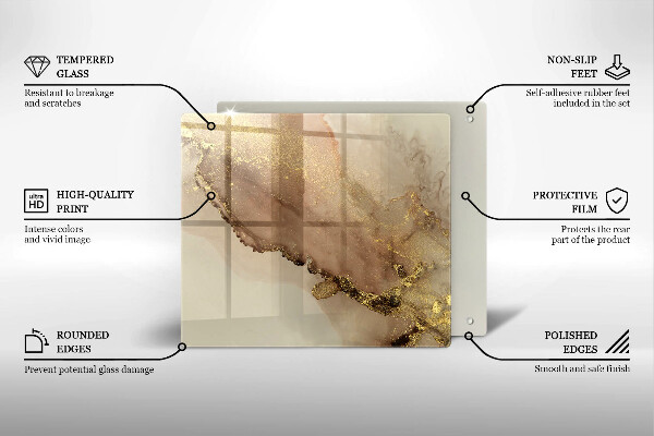 Protection plaque induction Abstraction de l'or