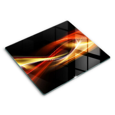 Protection plaque induction Fumée et lumière abstraites