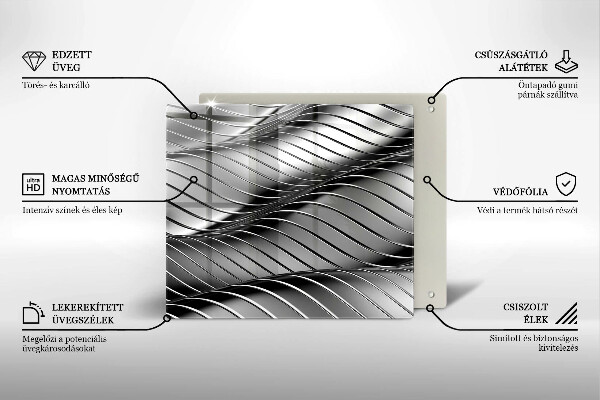 Protection plaque induction Structure métallique 3D