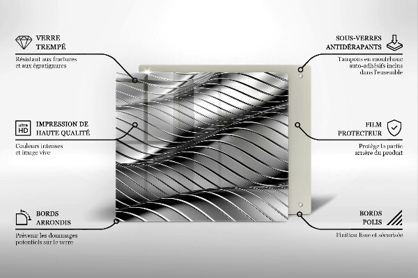 Protection plaque induction Structure métallique 3D