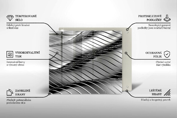 Protection plaque induction Structure métallique 3D