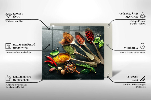 Protection plaque induction Cuillères de cuisine d'épices