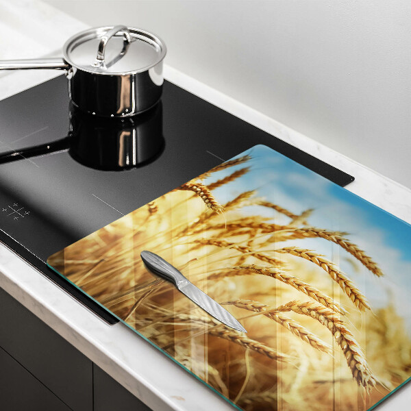 Protection plaque induction Épis de céréales dans le champ