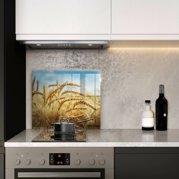 Protection plaque induction Épis de céréales dans le champ