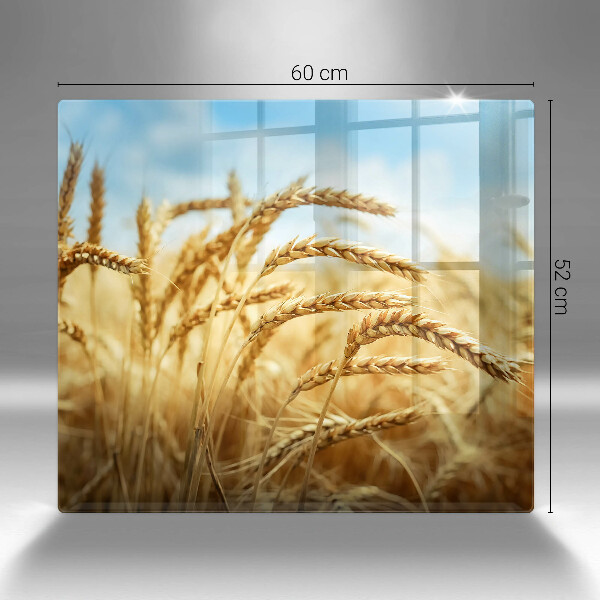 Protection plaque induction Épis de céréales dans le champ