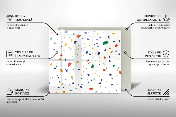 Protection plaque induction Grès coloré