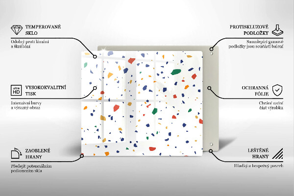 Protection plaque induction Grès coloré