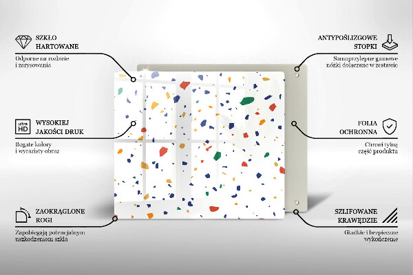 Protection plaque induction Grès coloré