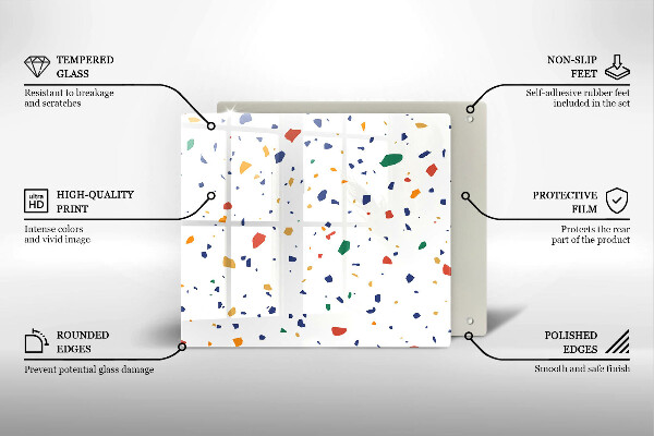 Protection plaque induction Grès coloré