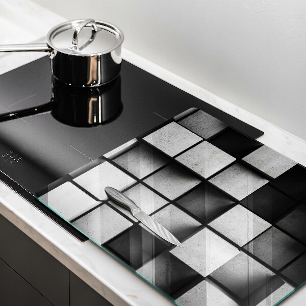 Protège plaque de cuisson Fond de géométrie 3D