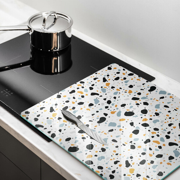 Protège plaque de cuisson Grès décoratif