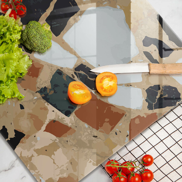 Protège plaque de cuisson Assiette pierres décoratives