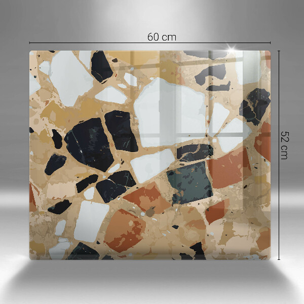 Protège plaque de cuisson Assiette pierres décoratives