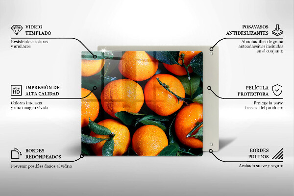 Protège plaque de cuisson Orange