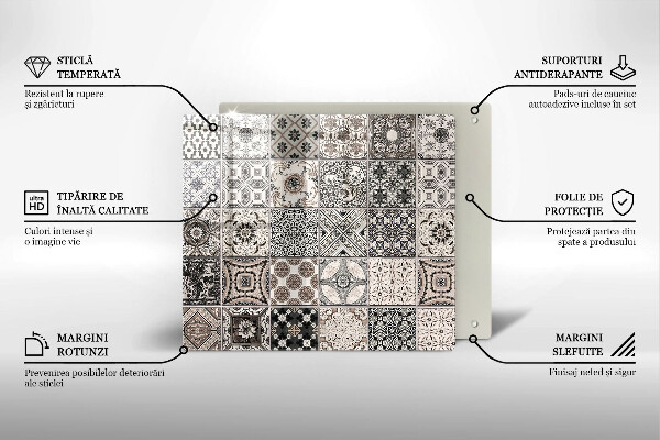 Protection plaque induction Carreaux décoratifs