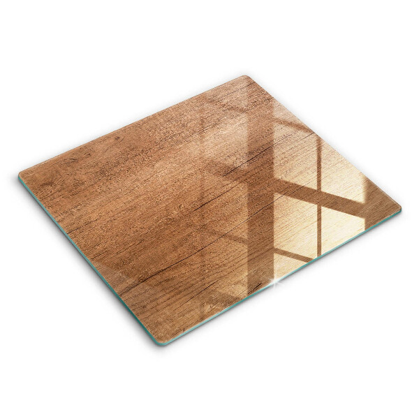 Protection plaque induction Texture du bois