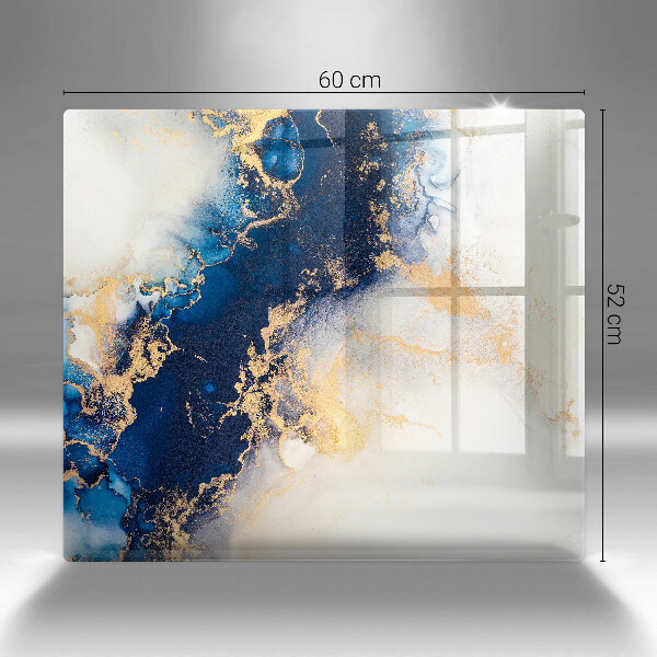 Protection plaque induction Abstraction avec du bleu