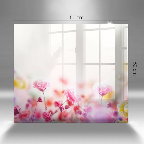 Protection plaque induction Prairie fleurie