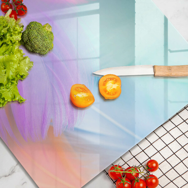 Protection plaque induction Plumes pastels