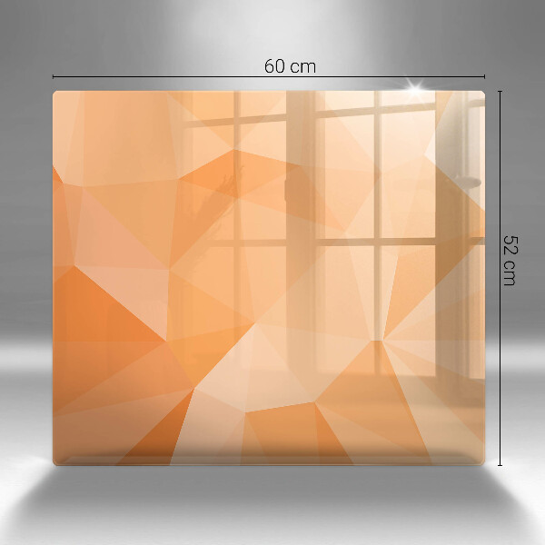 Protection plaque induction Fond géométrique