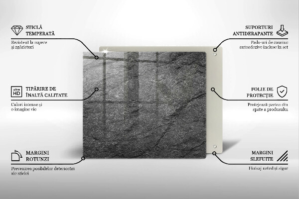 Protection plaque induction Texture de pierre