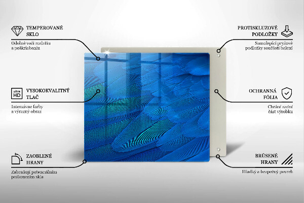 Protection plaque induction Plumes d'oiseaux