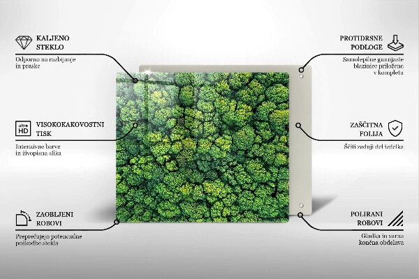 Protection plaque induction Plante de mousse naturelle