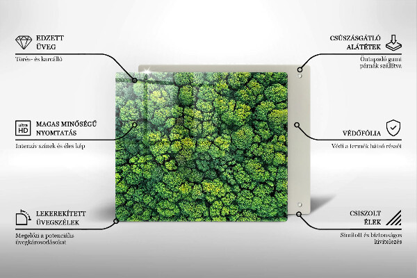 Protection plaque induction Plante de mousse naturelle